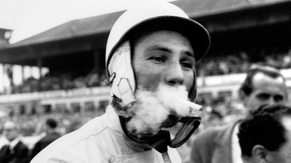10 amazing facts about Stirling Moss; smoking